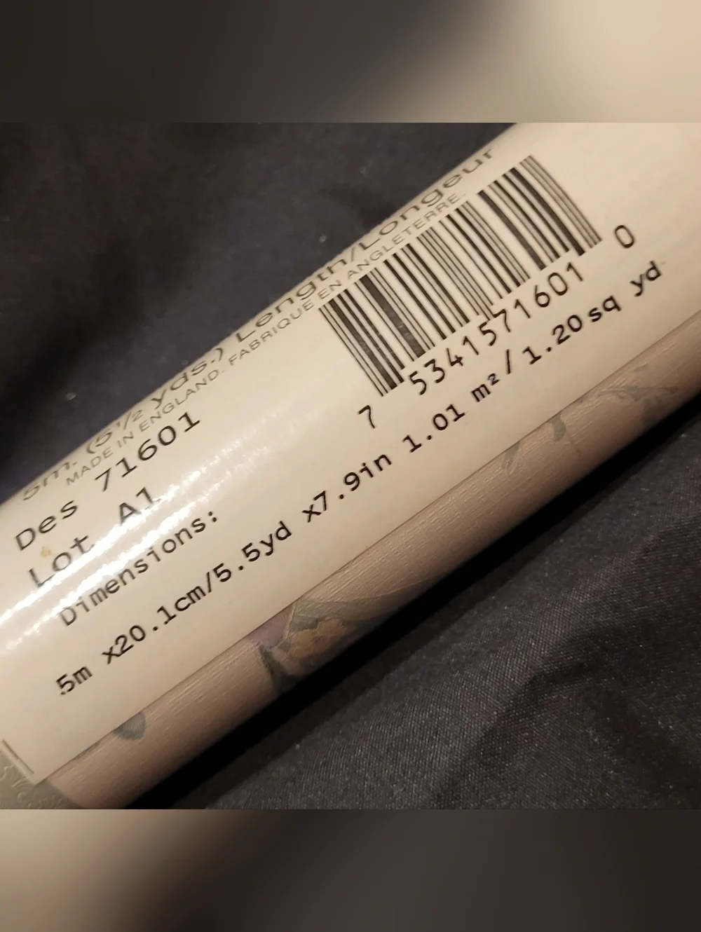 NEW Vintage Glenayr Vinyl Wallpaper Border 71601 Lot of 2 Rolls Metallic Floral